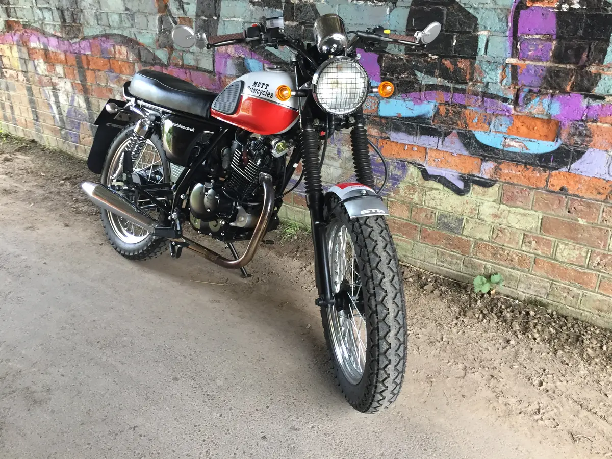 2016 Mutt Desert Racer 125 Cc Red White 2