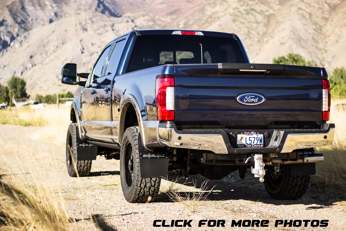 Ford F-250 F-350 Super Duty Srw Step Back 2017+ Mud Flaps 1