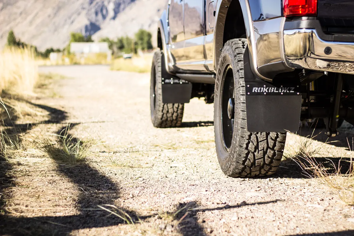 Ford F-250 F-350 Super Duty Srw Step Back 2017+ Mud Flaps 7