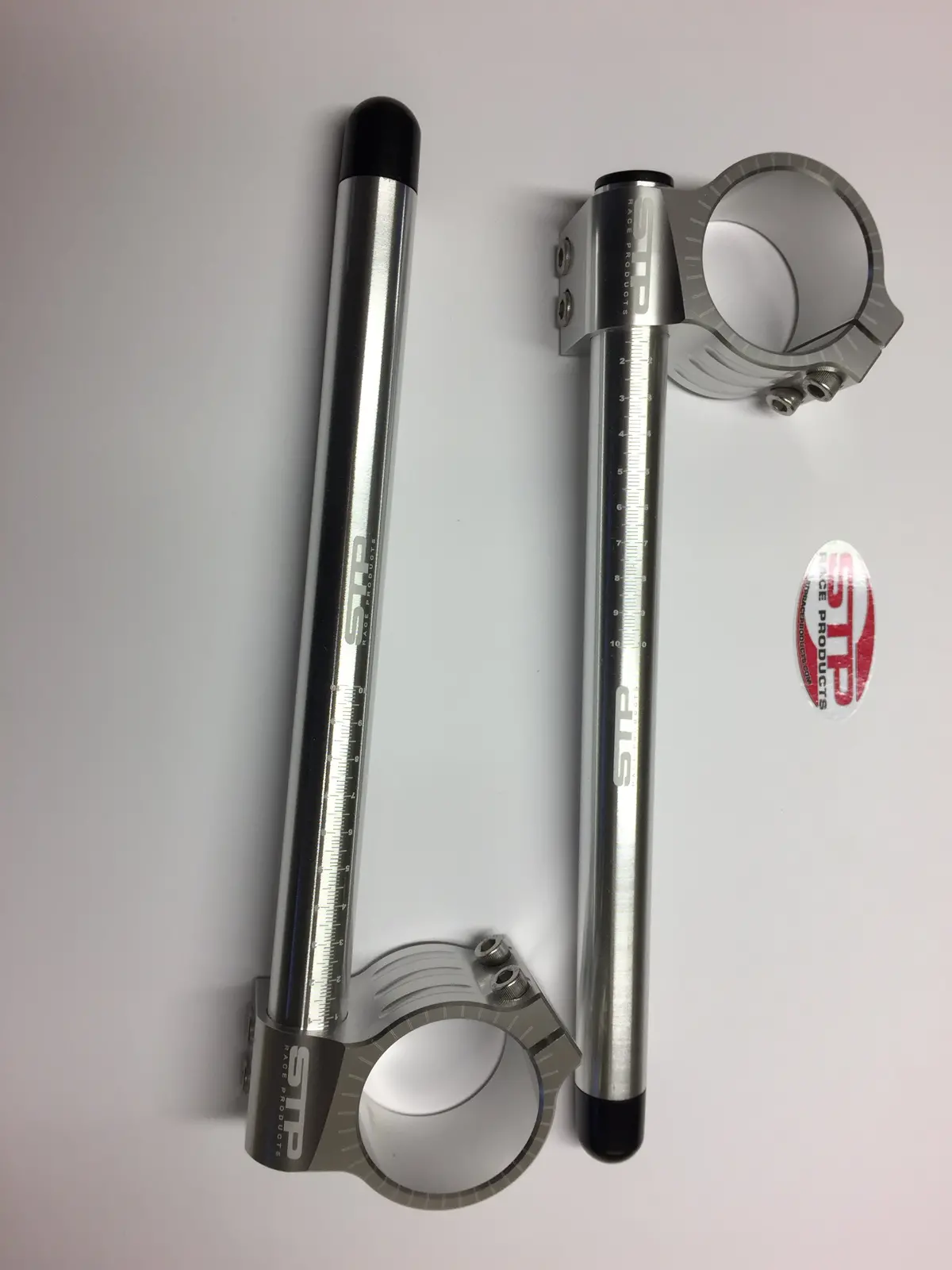 Yamaha 50Mm Stp Tek2 Calibrated Road Race Polished Aluminium Clip-Ons Handlebars Bsb 1