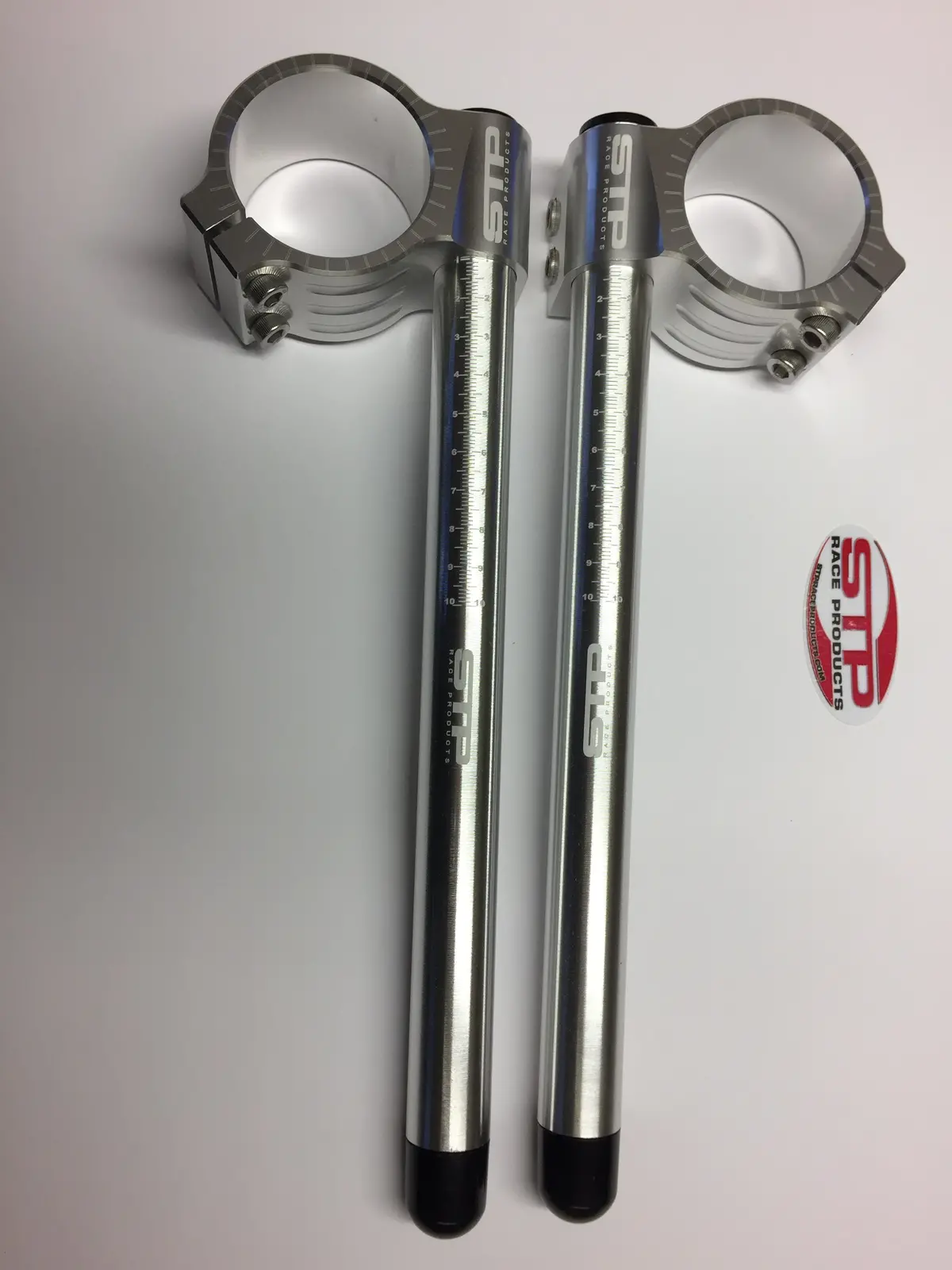 7 Degree 50Mm Stp Tek2 Calibrated Road Race Polished Clip-Ons Handlebars.Bsb Mbb 2