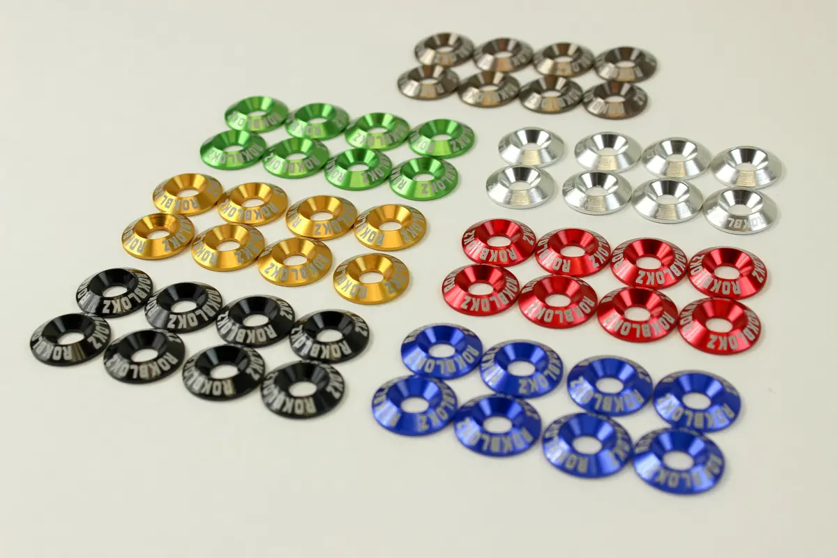 Anodized Aluminum Dress Washer Kit 1