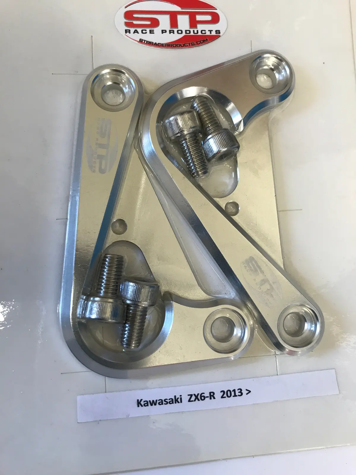 Kawasaki Zx6-R 13-2018  Rear Subframe Transport Hooks Pair Silver. 1