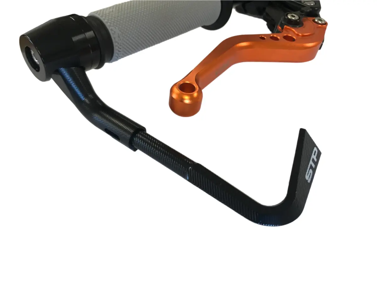 Stp Tek2 Angled Brake & Clutch Lever Guards Motorcycle Motorbike Race Track Bsb. 1