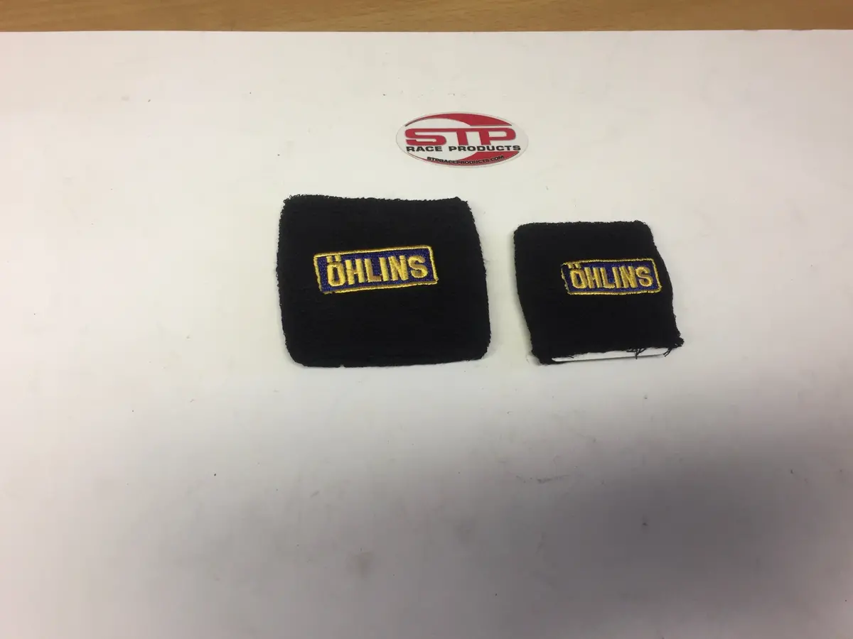 Black & Yellow Motorcycle Front & Rear Brake Master Cylinder Shrouds Socks Mbb 2