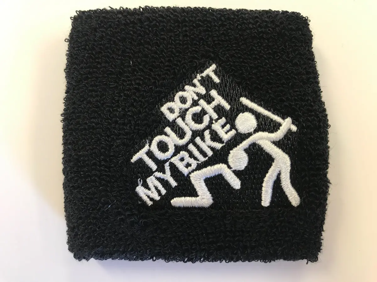 Don't Touch My Bike Motorcycle Front  Brake Master Cylinder Shrouds, Socks, Cover 1