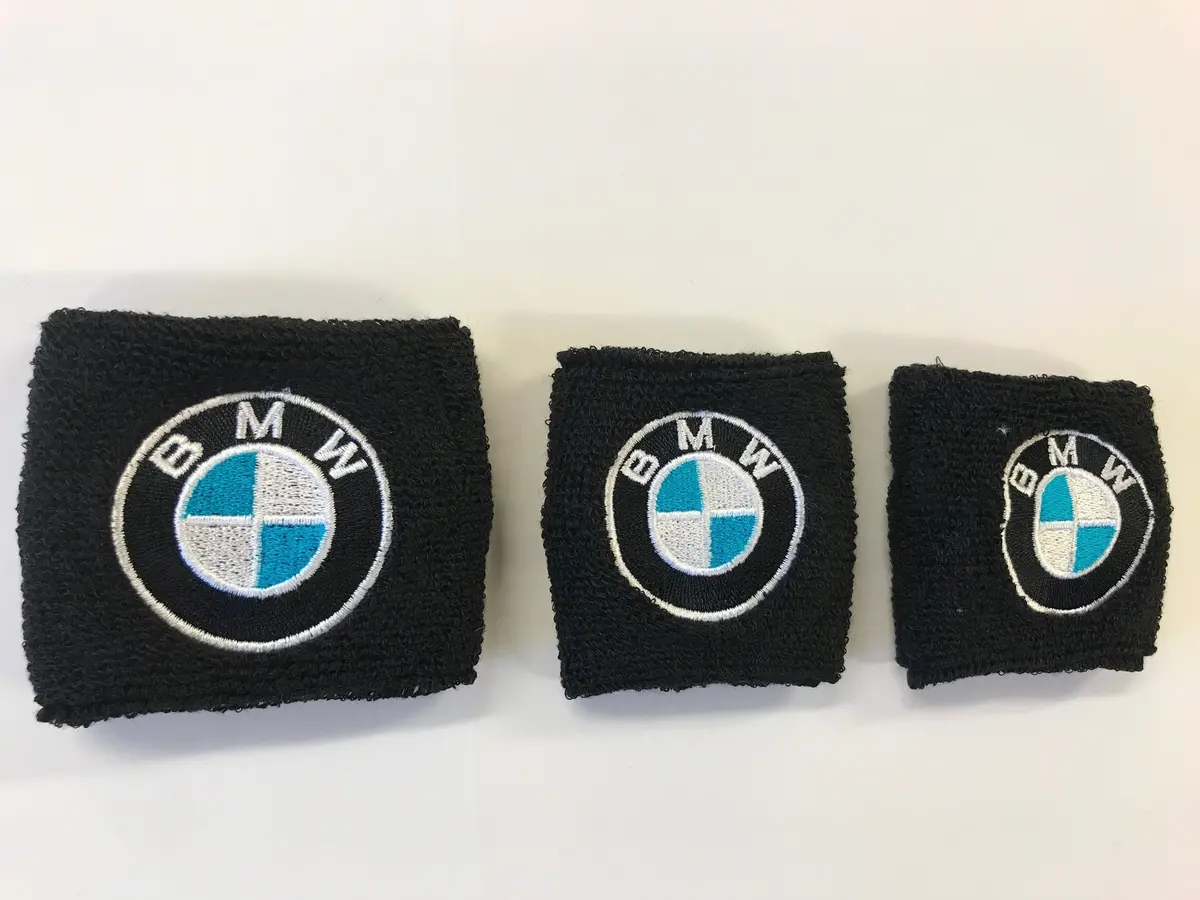 Bmw Black 2 Brake + 1 Clutch  Reservoir Shrouds Socks Cover 1
