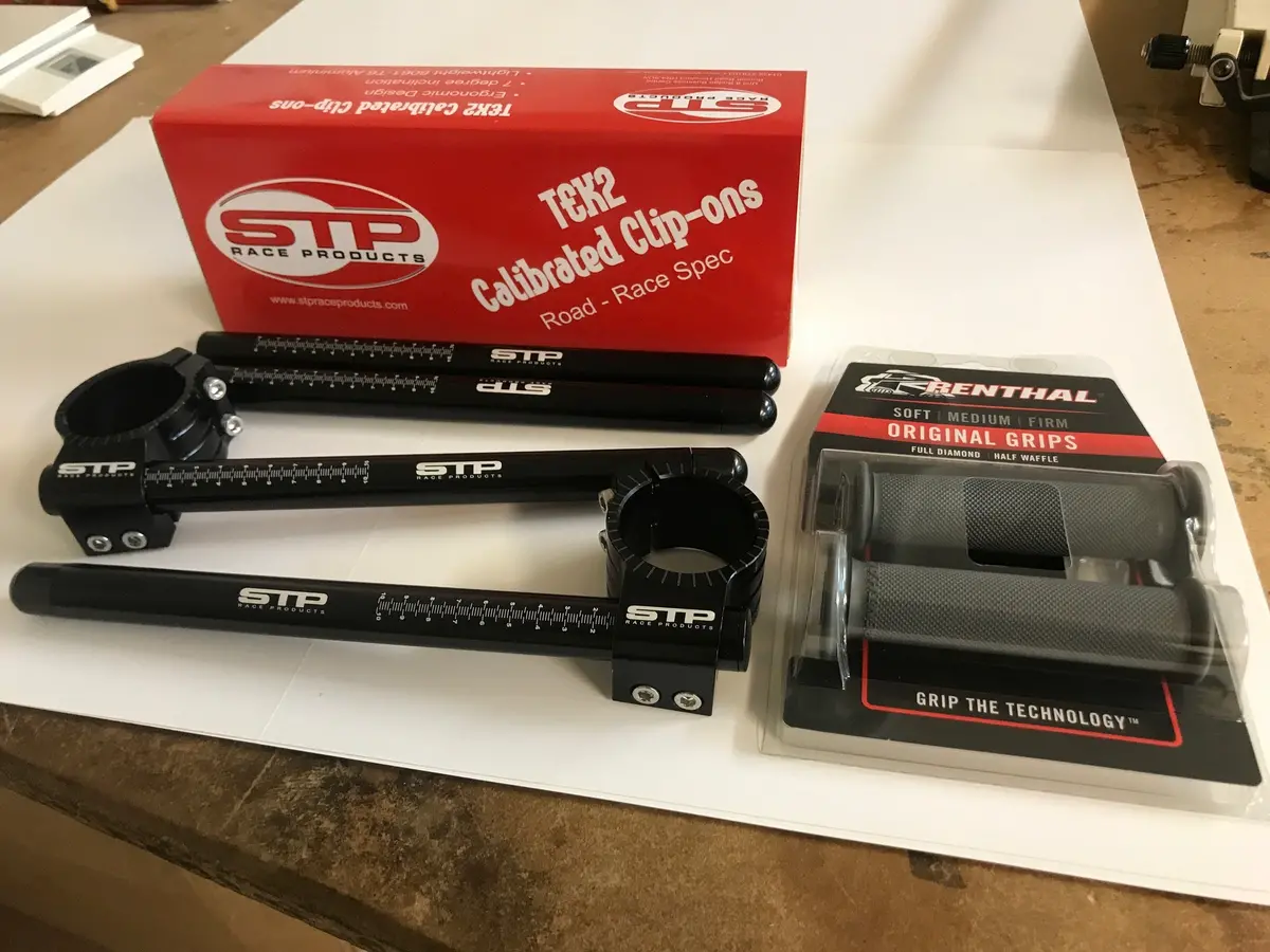 Stp Track Day Essentials Bundle - 50Mm Tek2 Clip-Ons Complete Kit 1