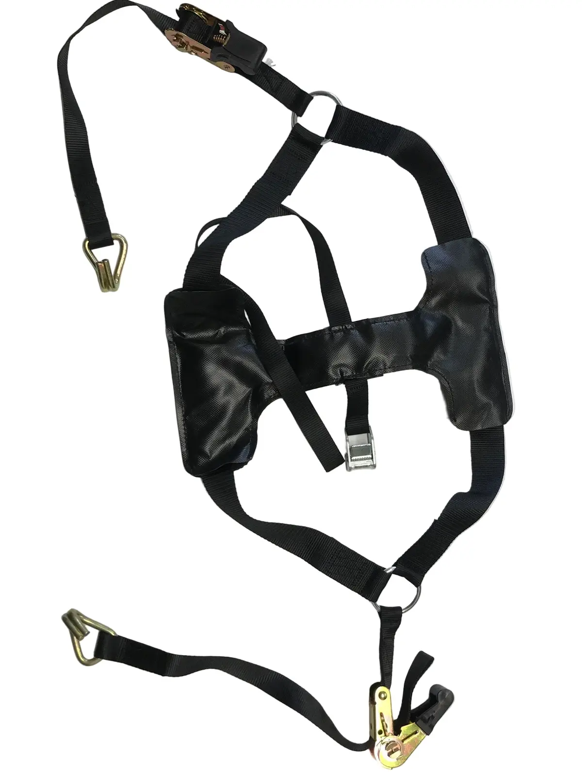 Motorbike Secure Transport Restraining Rear Wheel Strap Strong Polyester Webbing 1