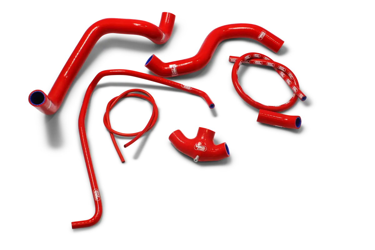 Yamaha Tdr 250 Ypvs 1988 - 1990  Samco Sport Silicone Hose Kit  & Stainless Hose Clips Yam-31 1