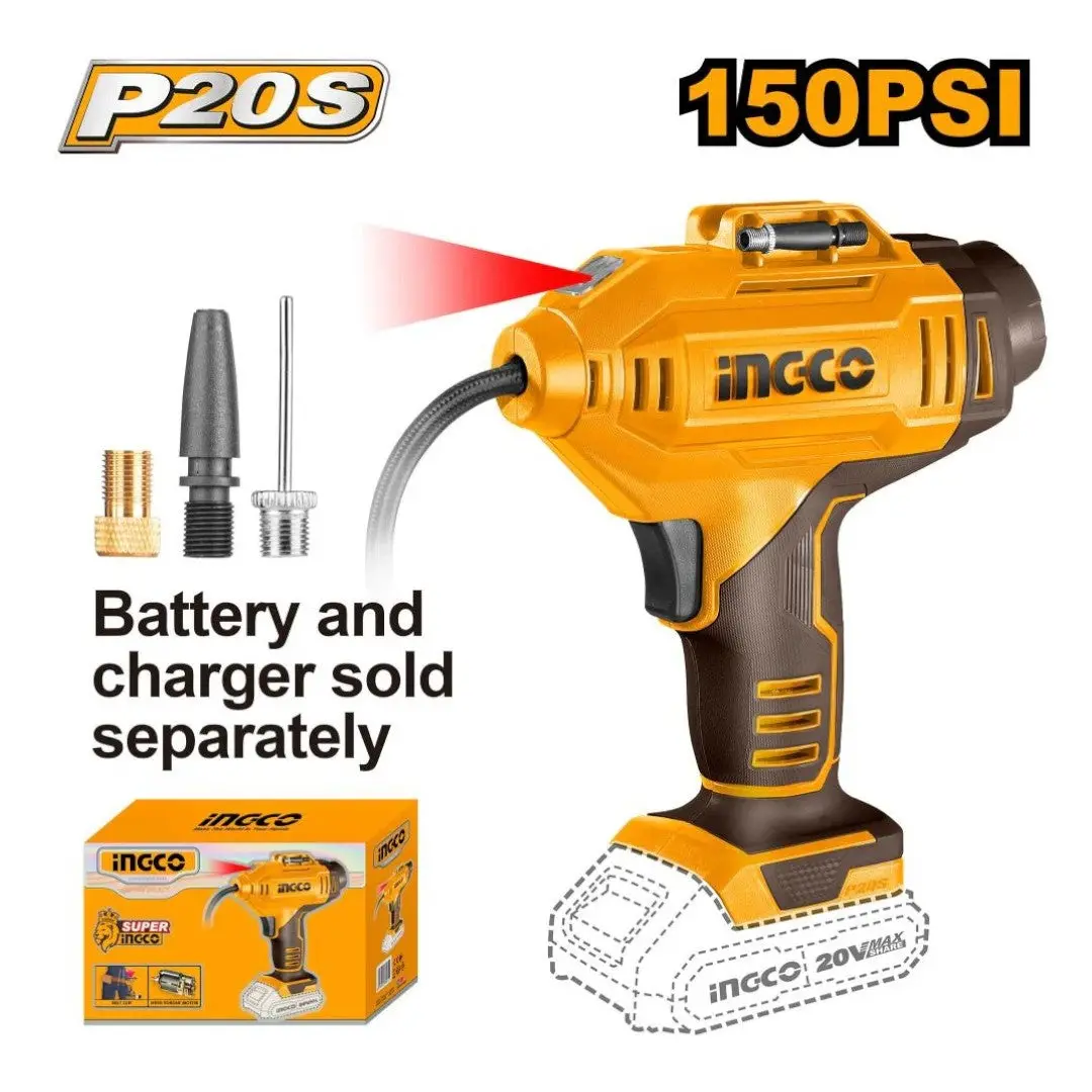 Ingco Cordless Auto Air Compressor (Cacli2018) 1
