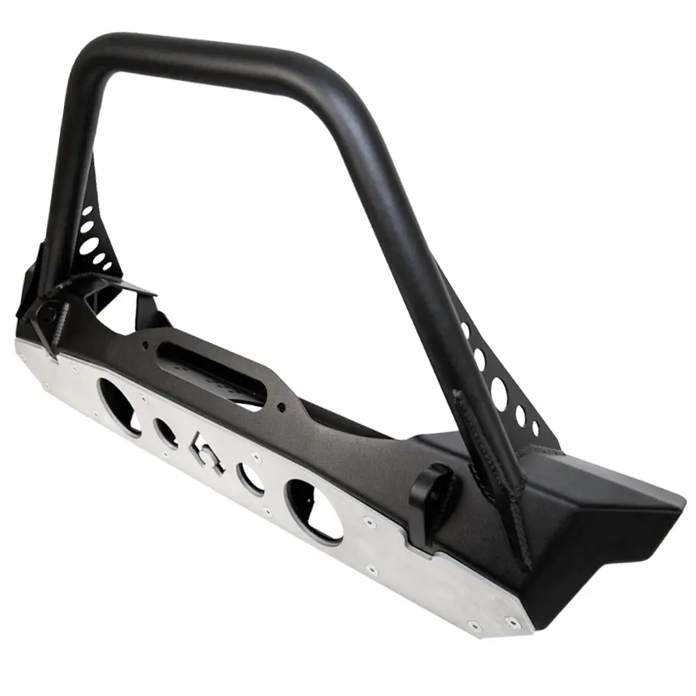 Nighthawk Stinger Front Bumper W- Aluminum Skid For Jk, Jl, & Jt Jj8045 1