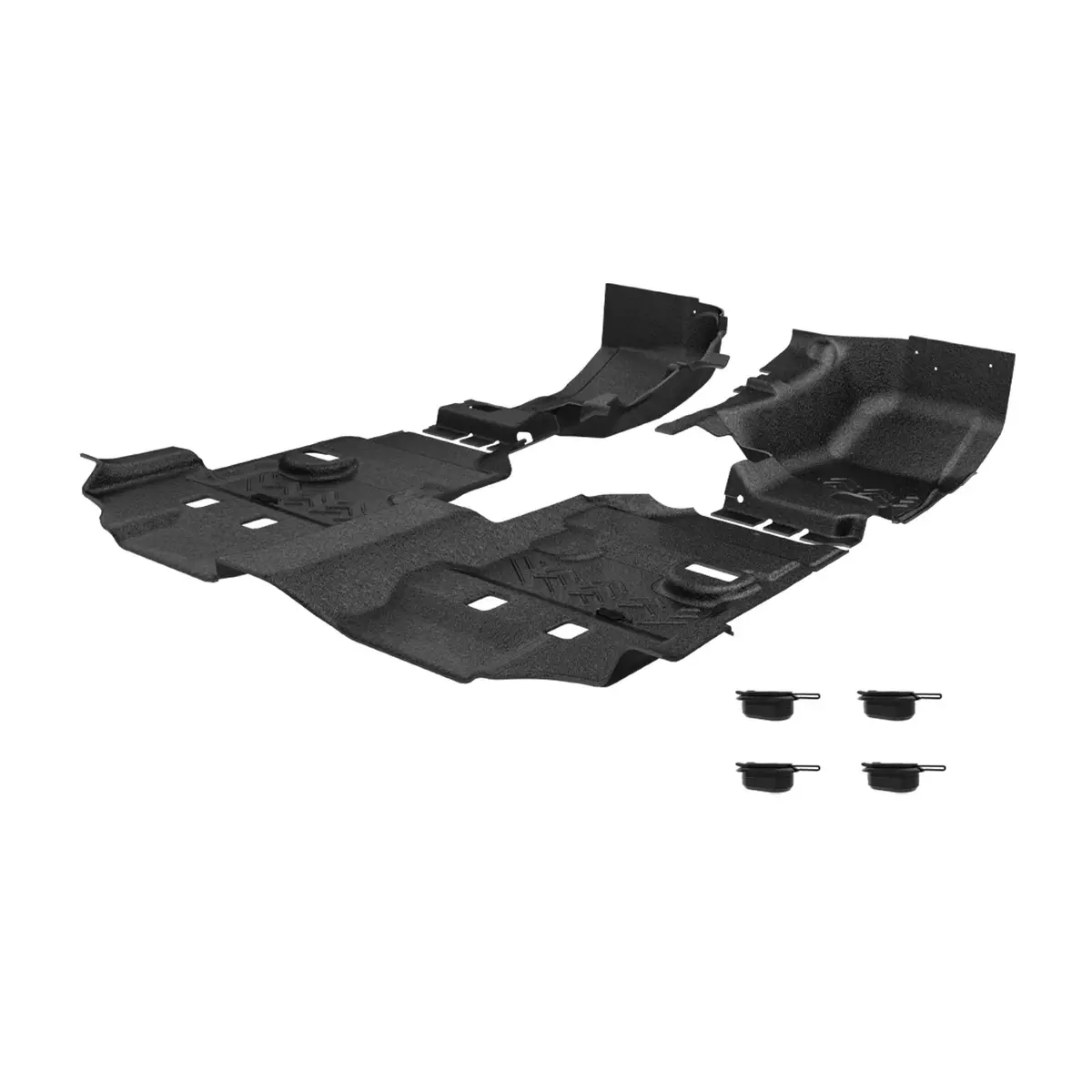 Front & Rear Flooring - 07-18 Wrangler Jku (4Dr) B1006714-Blk1-Aa 1