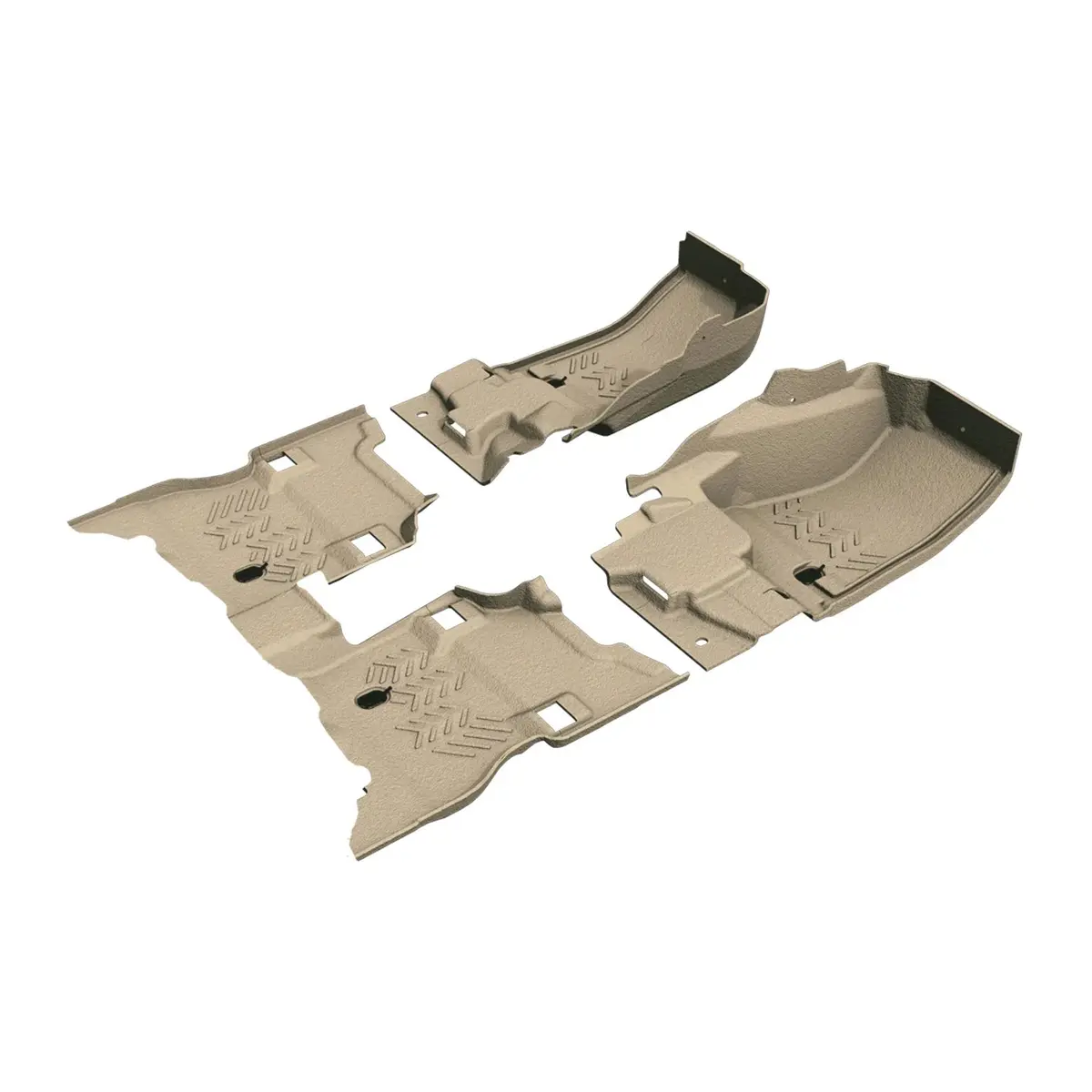 Front & Rear Flooring - 20-23, 24- Current Wrangler 4Xe Hybrid (4Dr) B1012210-Brn1-Ab 1