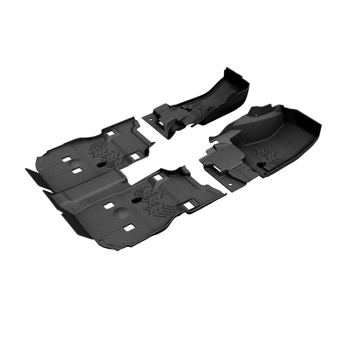 Front & Rear Flooring - 24 - Current Wrangler Jlu (4Dr) B1019428-Blk1-Aa 1