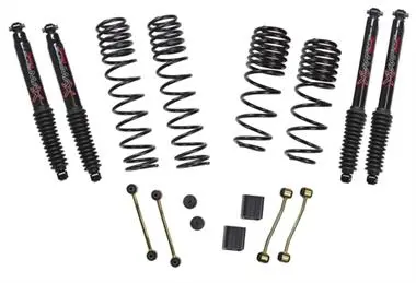 Skyjacker 2-2.5” Coil Spring Lift With Black Max Shocks -18-Current Wrangler Jl, 4-Door- Jl25bpblt 1