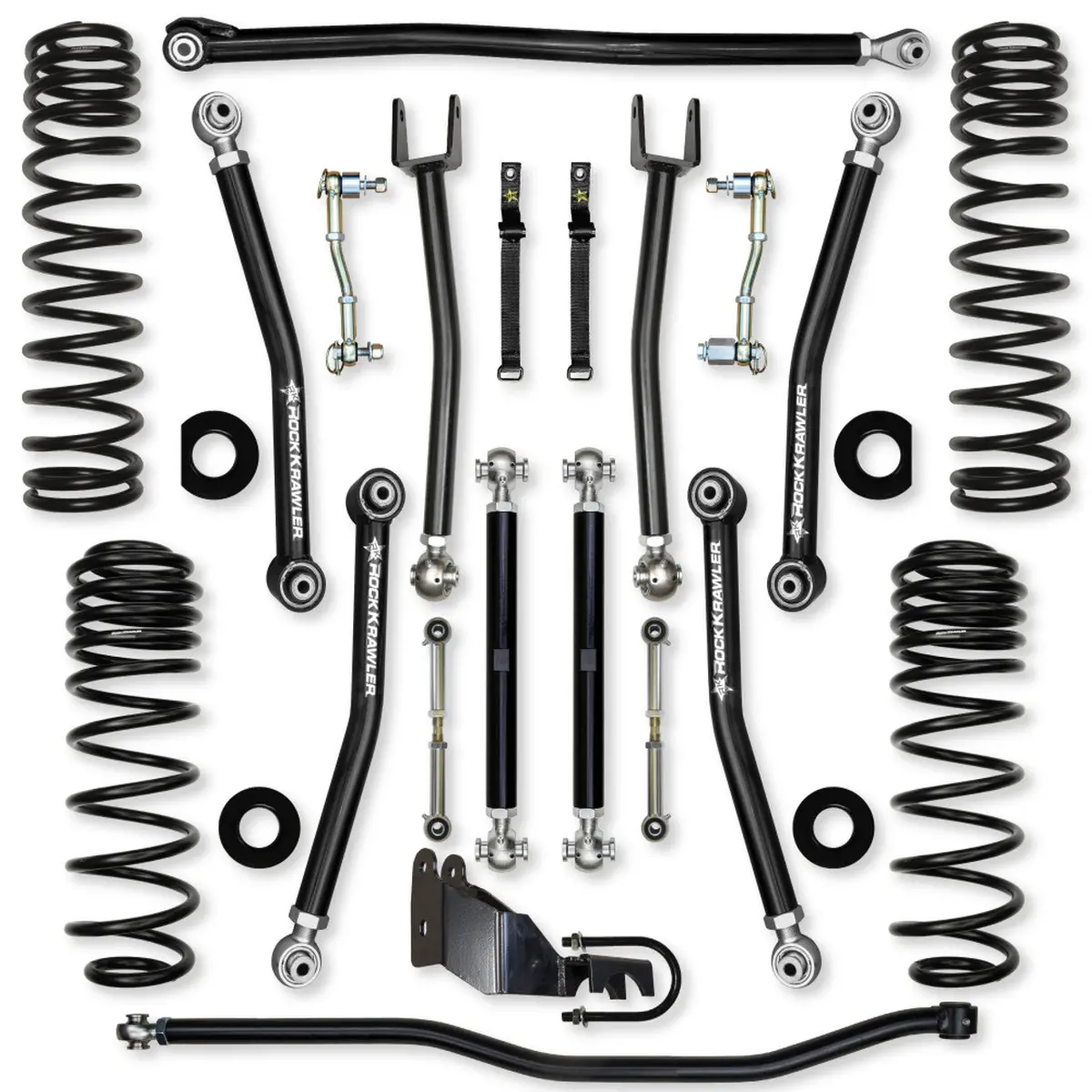 Jlu 2.5" X-Factor Diesel Mid-Arm System No Shocks Jl25xf-4D 1