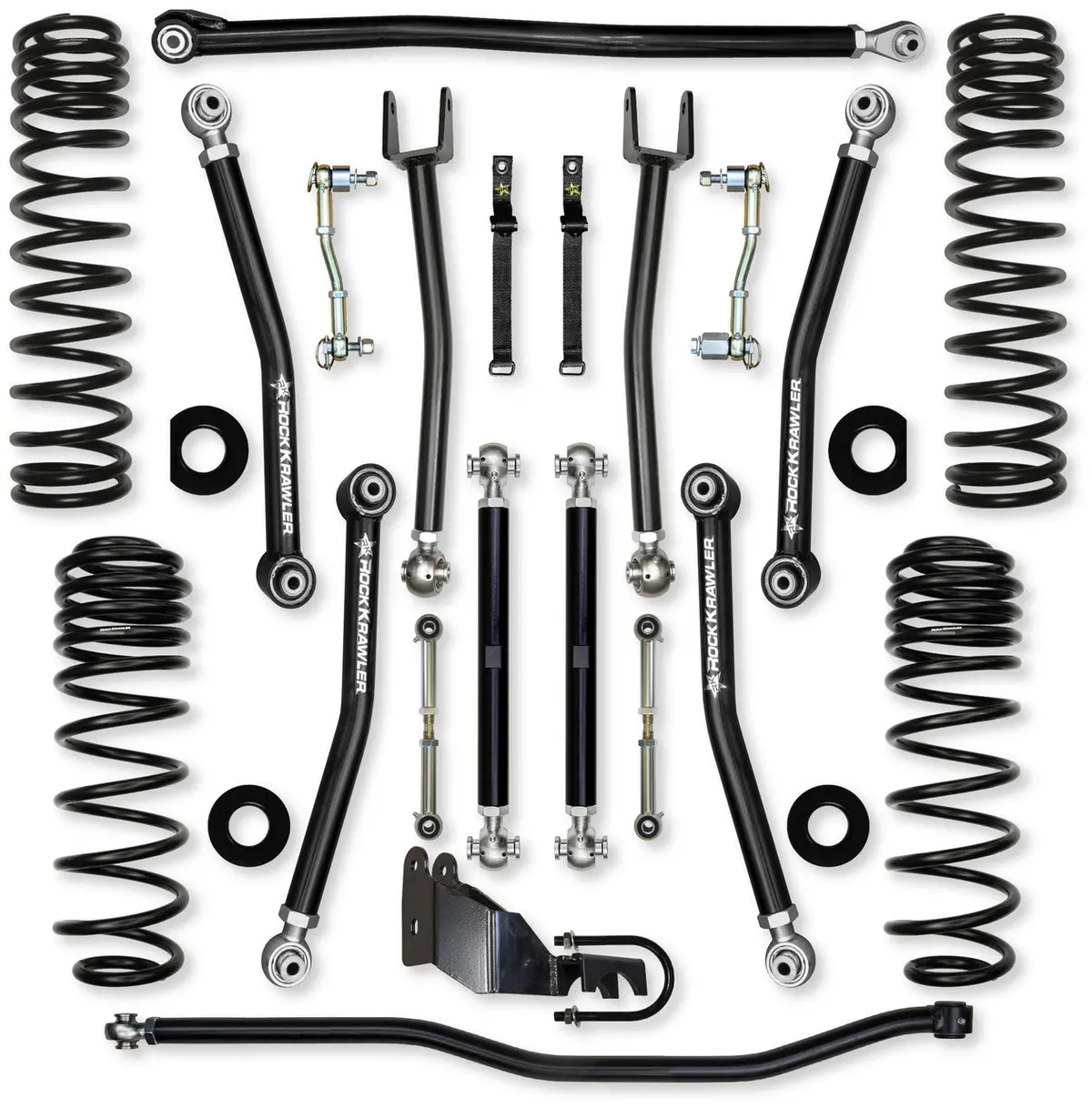 Jlu 2.5" X-Factor 4Xe Mid-Arm System No Shocks Jl25xf-4Xe 1