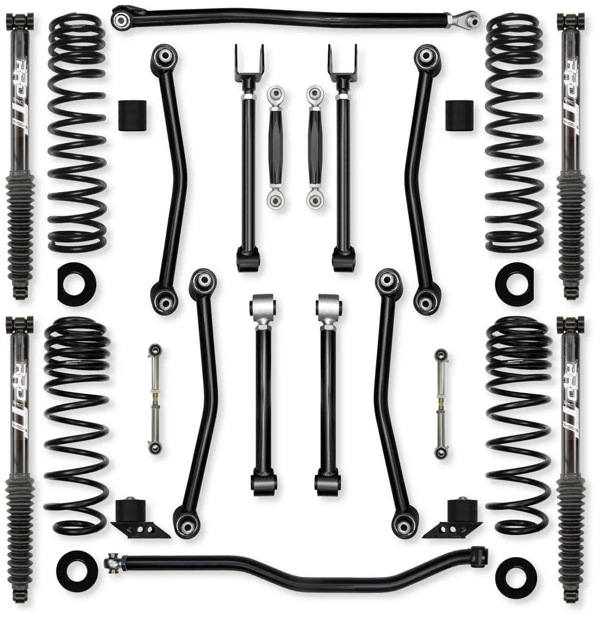 Jlu 3.5" Ultimate Adventure 392 Mid-Arm System Twin Tube Shocks Jl35ua-392Tt 1