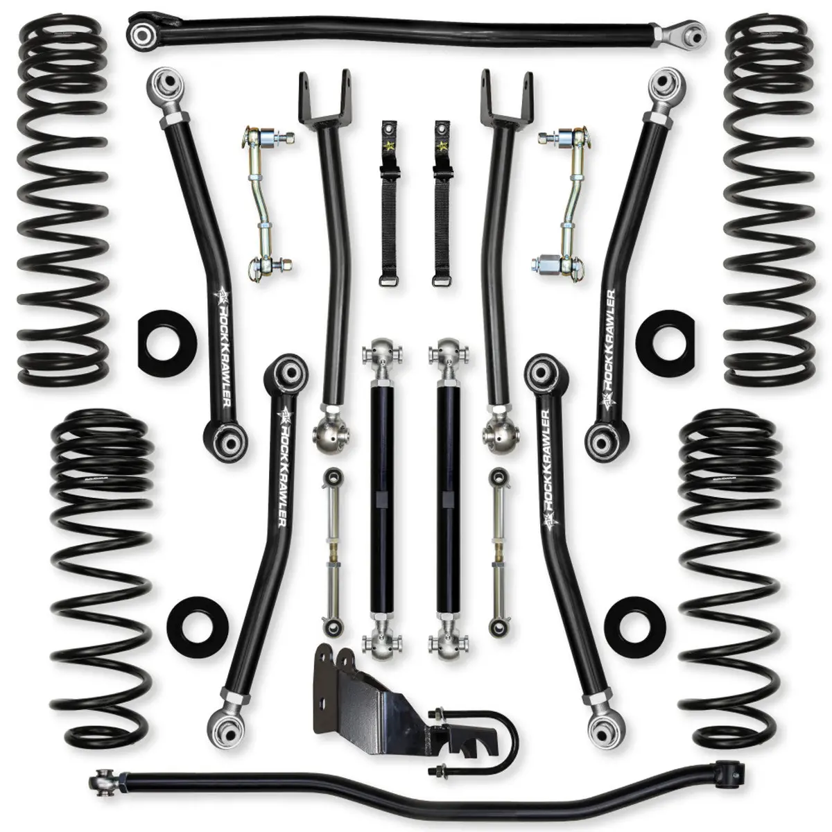 Jlu 3.5" X-Factor 4Xe Mid-Arm System No Shocks Jl35xf-4Xe 1