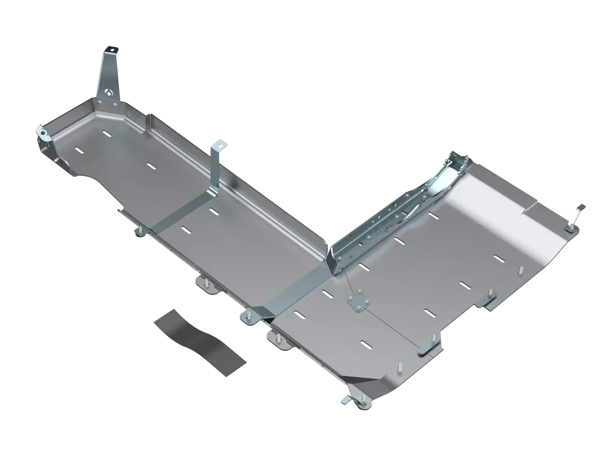 Jlu T-Case/Fuel Skid Kit Only - 4 Door 3.6L Aluminum Pre-2018 Jl4192 1