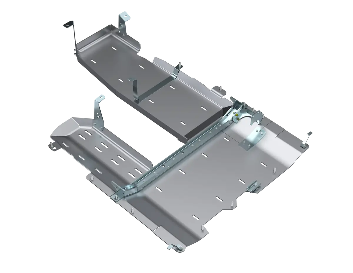 Jlu T-Case/Fuel Skid/ Dpf Only - 4 Door 3.0L Diesel Aluminum Jl4199 1