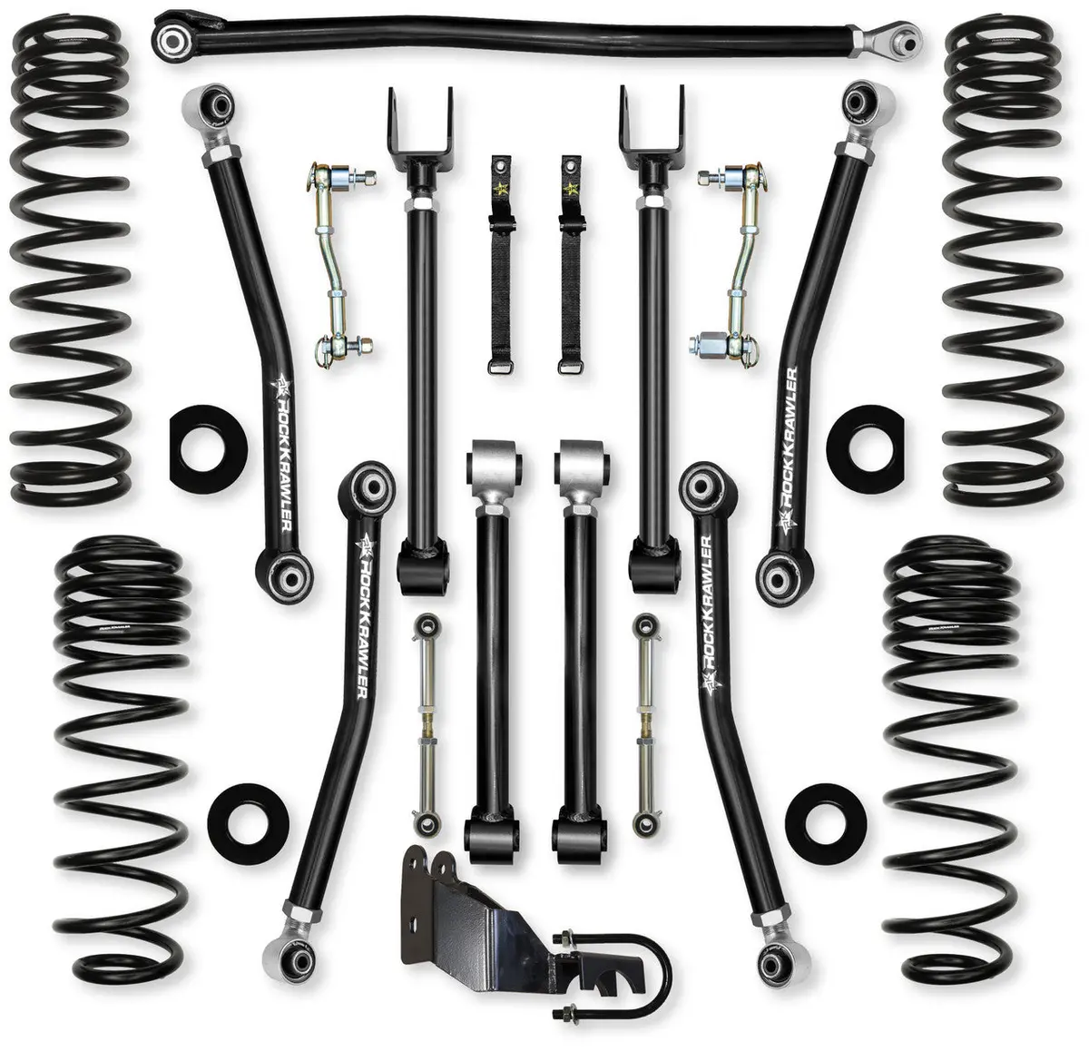 Jlu 4.5" Adventure - X 4Xe Mid-Arm System No Shocks Jl45axm-4Xe 1