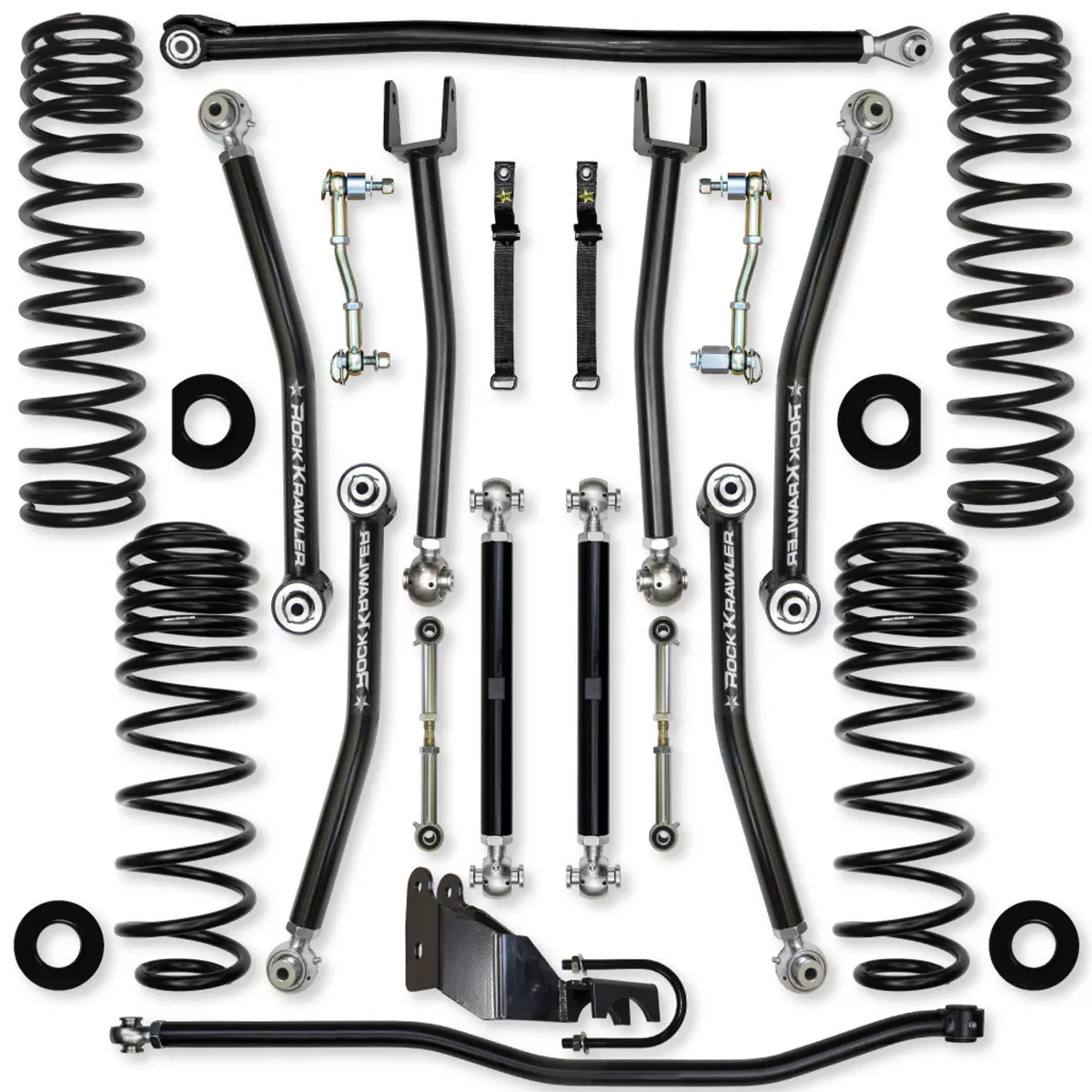 Jlu 4.5" X-Factor 4Xe Mid-Arm System No Shocks Jl45xf-4Xe 1