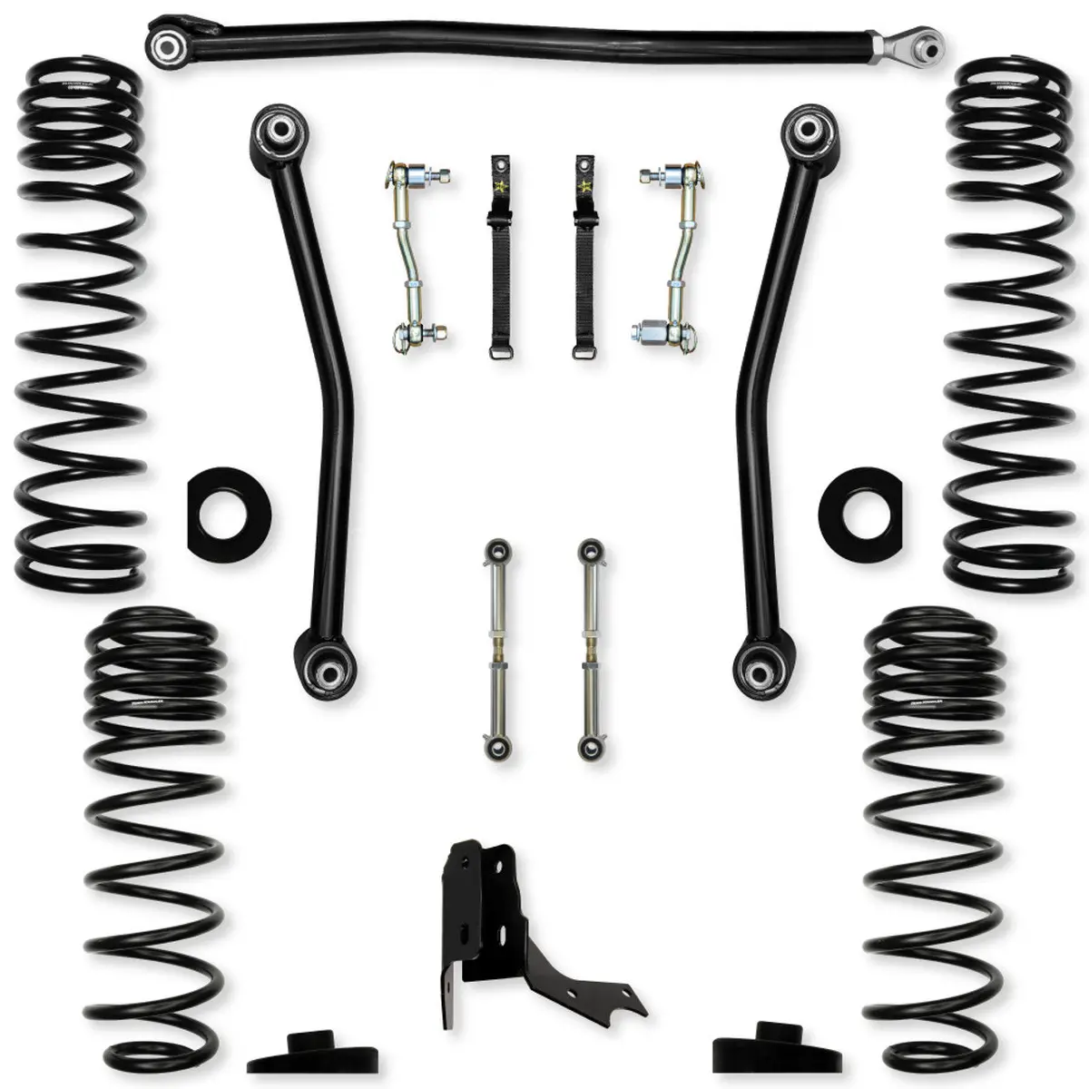 3.0" Diesel Adventure Mid-Arm System No Shocks Jt30as-D 1