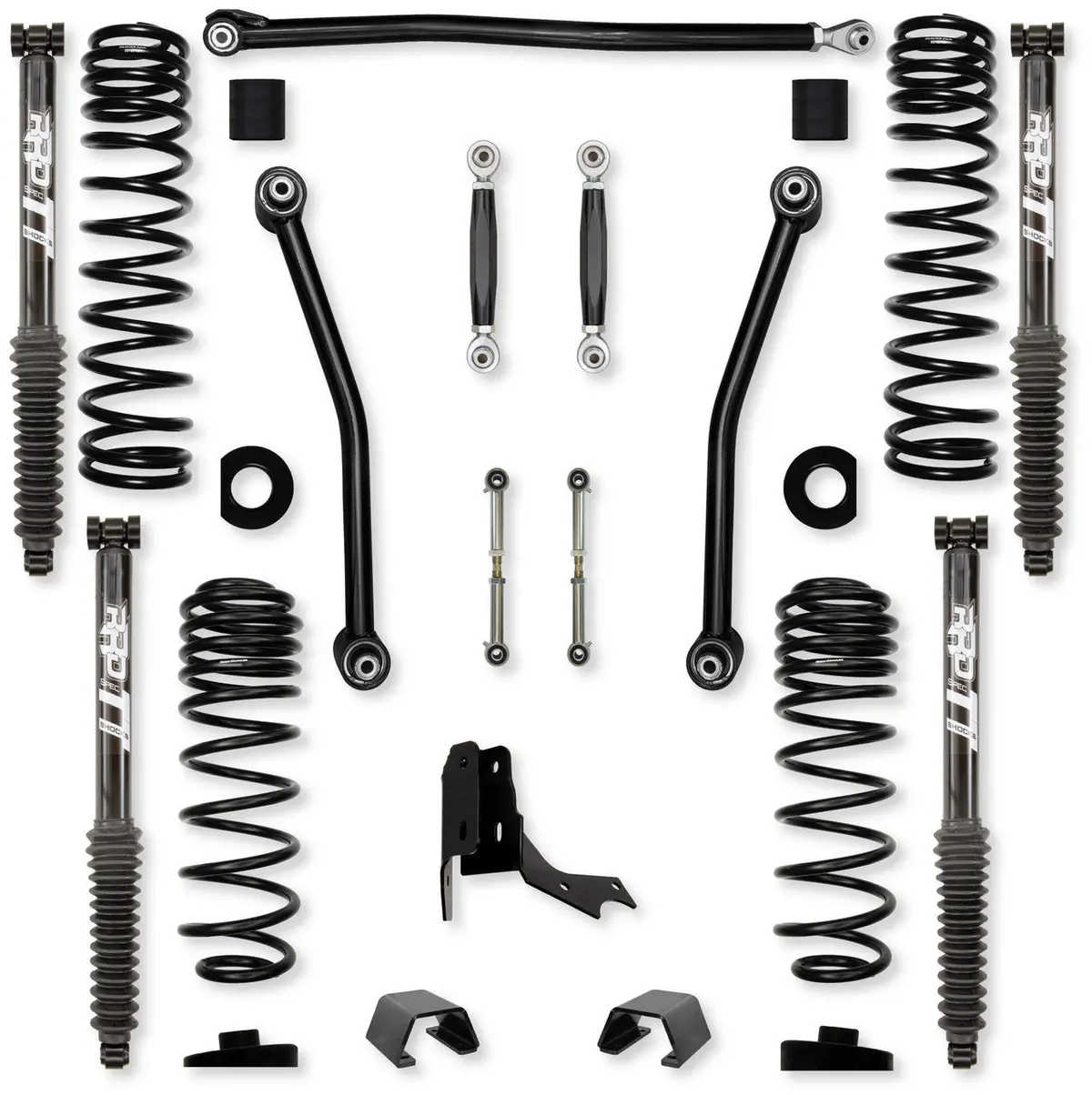 3.0" Adventure "No-Limits" Mid-Arm System Twin Tube Shocks Jt30asnl-Tt 1