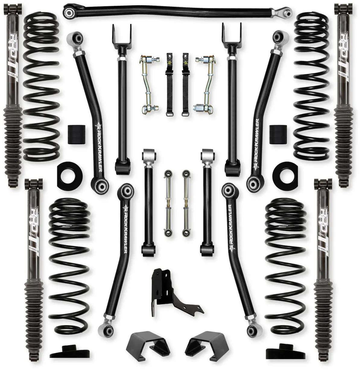 3.0" Adventure - X Diesel Mid-Arm System Twin Tube Shocks Jt30axm-Dtt 1