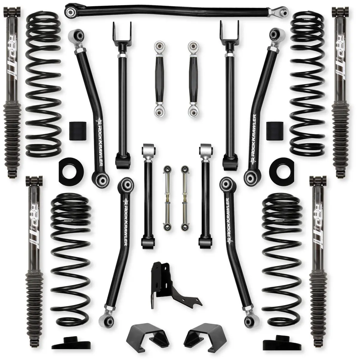 3.0" Adventure - X "No-Limits" Mid-Arm System Twin Tube Shocks Jt30axmnl-Tt 1