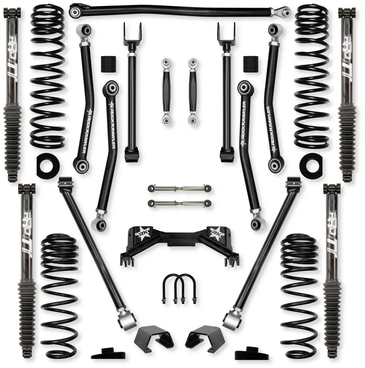 3.0" Adventure - X Pro "No-Limits" Mid-Arm System Twin Tube Shocks Jt30axmpnl-Tt 1