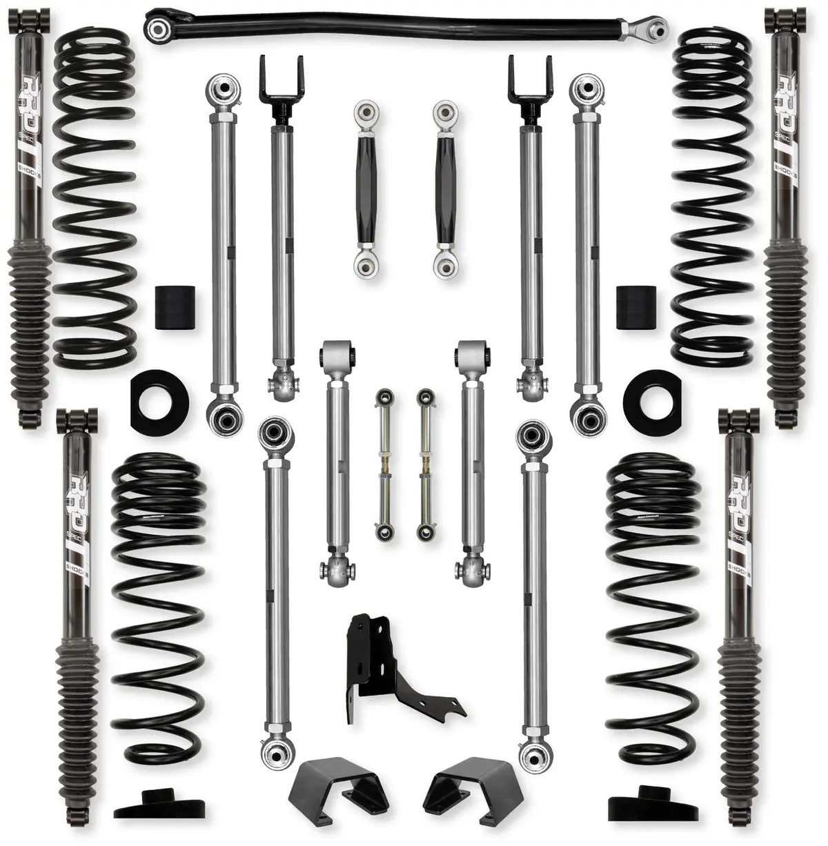 3.0" X-Factor Pro "No Limits" Mid-Arm System Twin Tube Shocks Jt30pnl-Tt 1