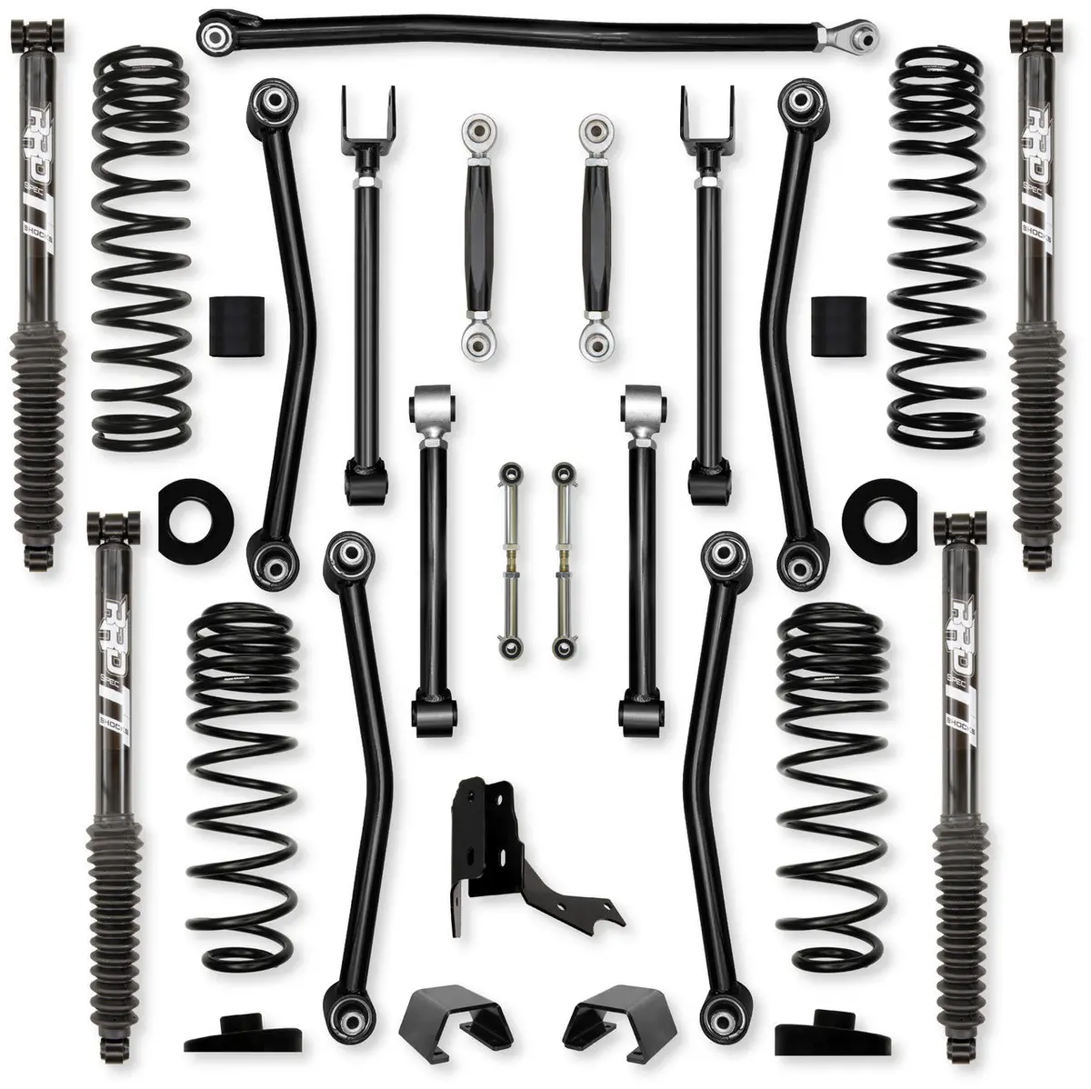 3.0" Ultimate Adventure Diesel "No-Limits" Mid-Arm System Twin Tube Shocks Jt30uanl-Dtt 1