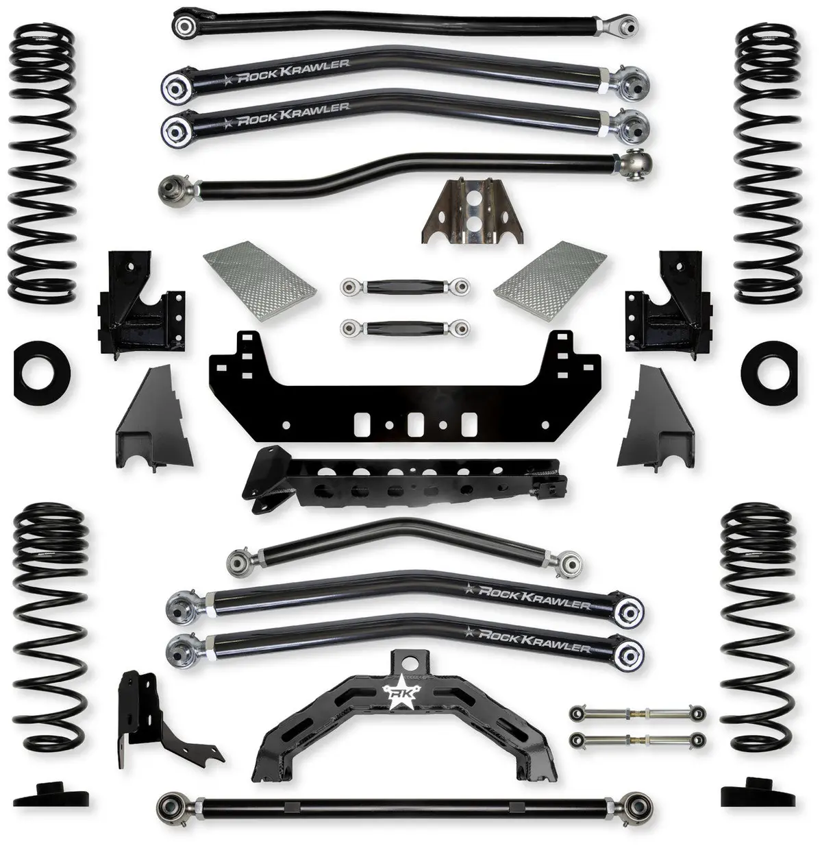 3.0" Diesel X-Factor X2 "No-Limits" Long-Arm System No Shocks Jt30x2nl-D 1