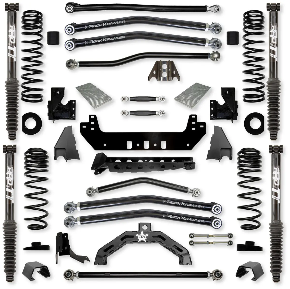 3.0" X-Factor X2 "No-Limits" Long-Arm System Twin Tube Shocks Jt30x2nl-Tt 1