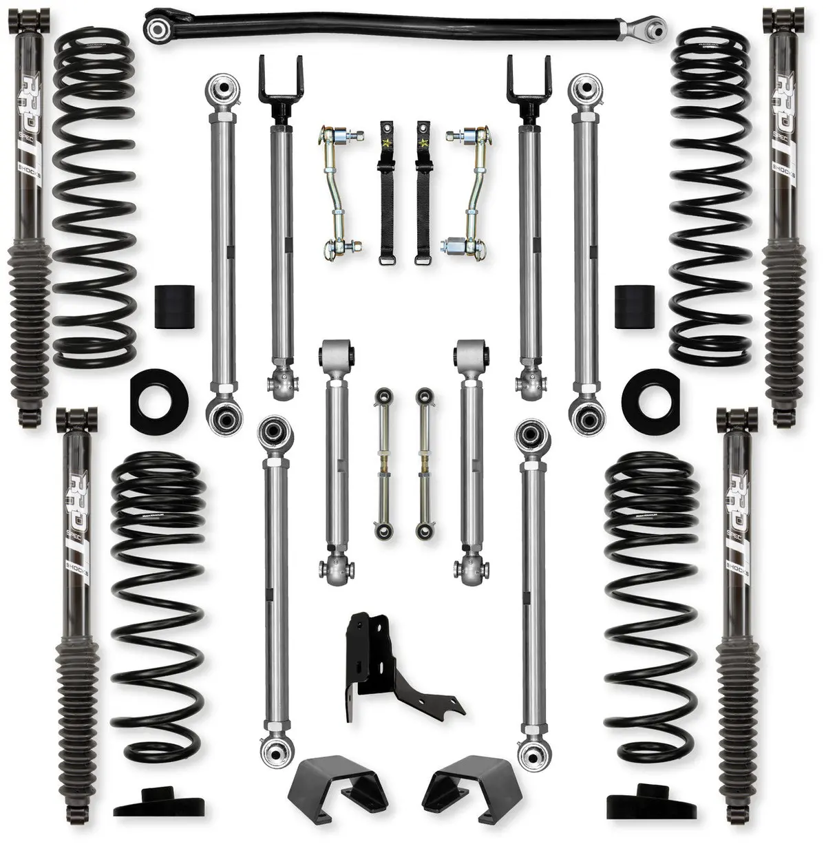 3.0" X-Factor Pro Mid-Arm System Twin Tube Shocks Jt30xfp-Tt 1