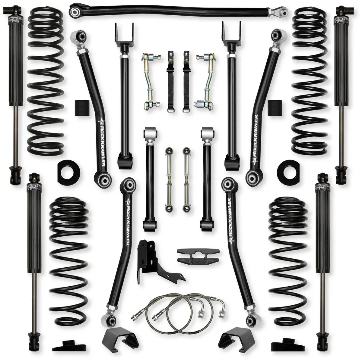 4.5" Adventure - X Mid-Arm System 2.25" Rrd Shocks Jt45axm-S1 1