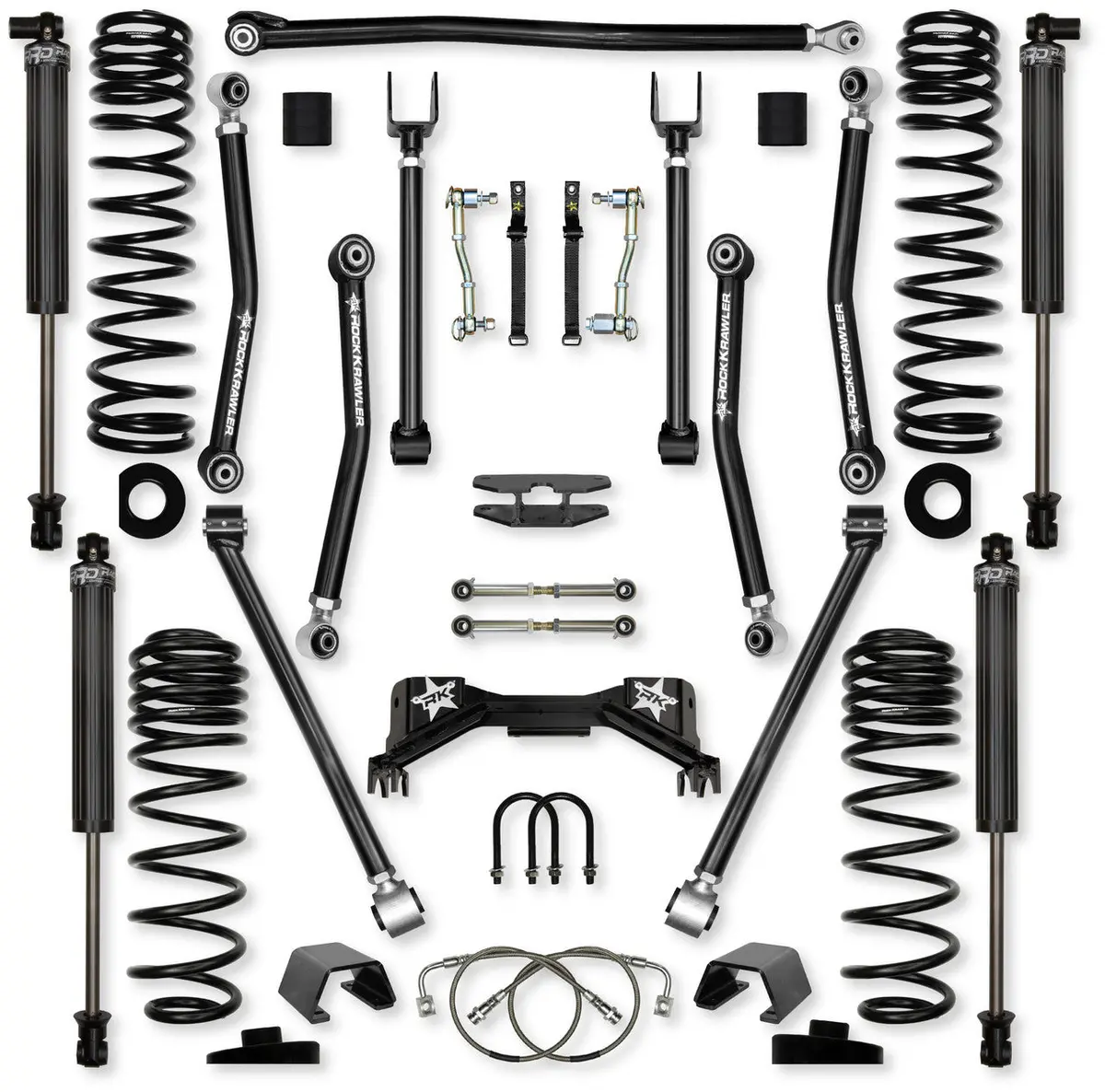 4.5" Adventure - X Pro Mid-Arm System 2.25" Rrd Shocks Jt45axmp-S1 1