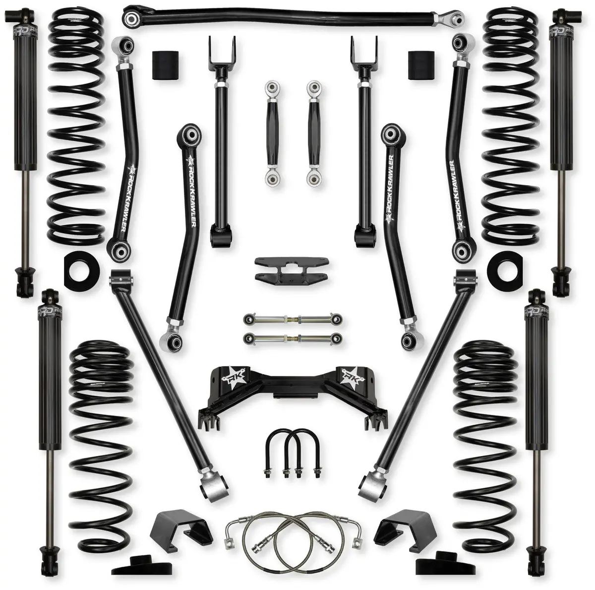 4.5" Adventure - X Pro "No-Limits" Mid-Arm System 2.25" Rrd Shocks Jt45axmpnl-S1 1