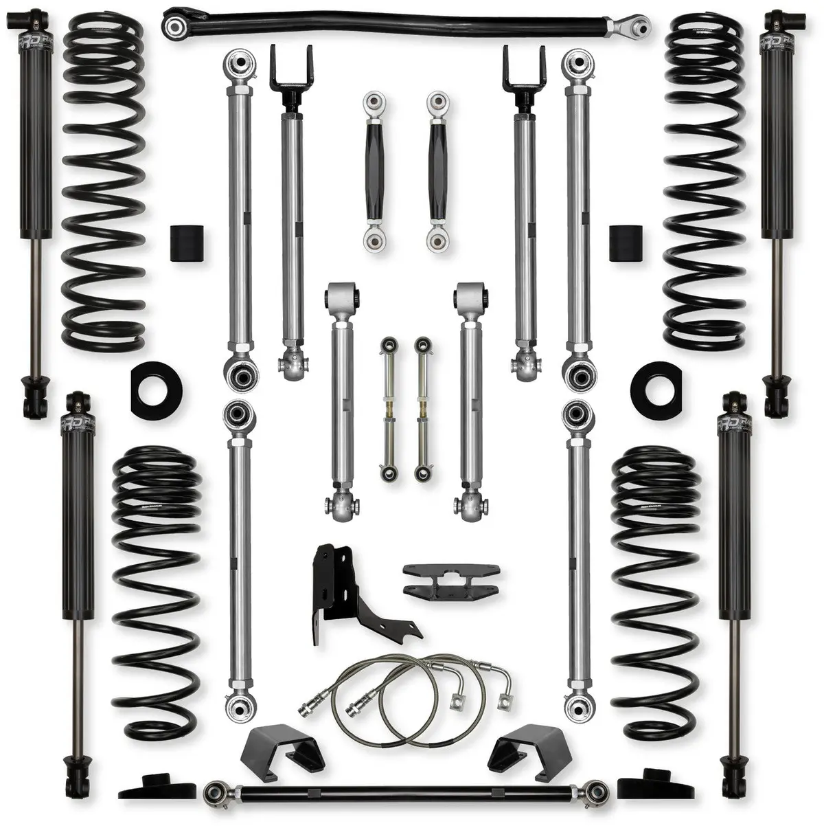 4.5" X-Factor Pro "No Limits" Mid-Arm System 2.25" Rrd Shocks Jt45pnl-S1 1