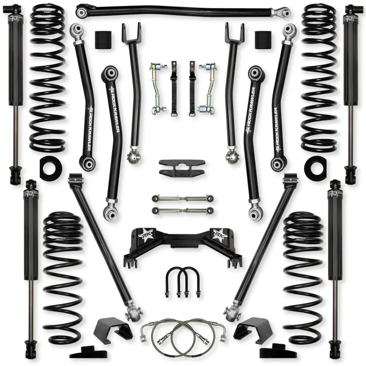 4.5" Pro - X Mid-Arm System 2.25" Rrd Shocks Jt45px-S1 1