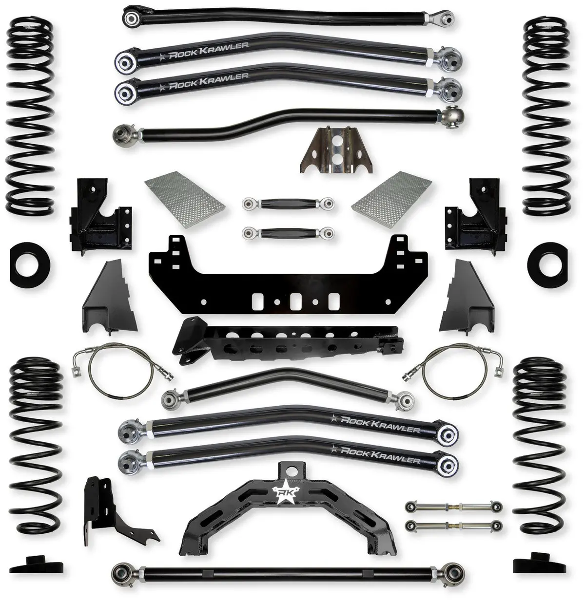 4.5" Diesel X-Factor X2 "No-Limits" Long-Arm System No Shocks Jt45x2nl-D 1