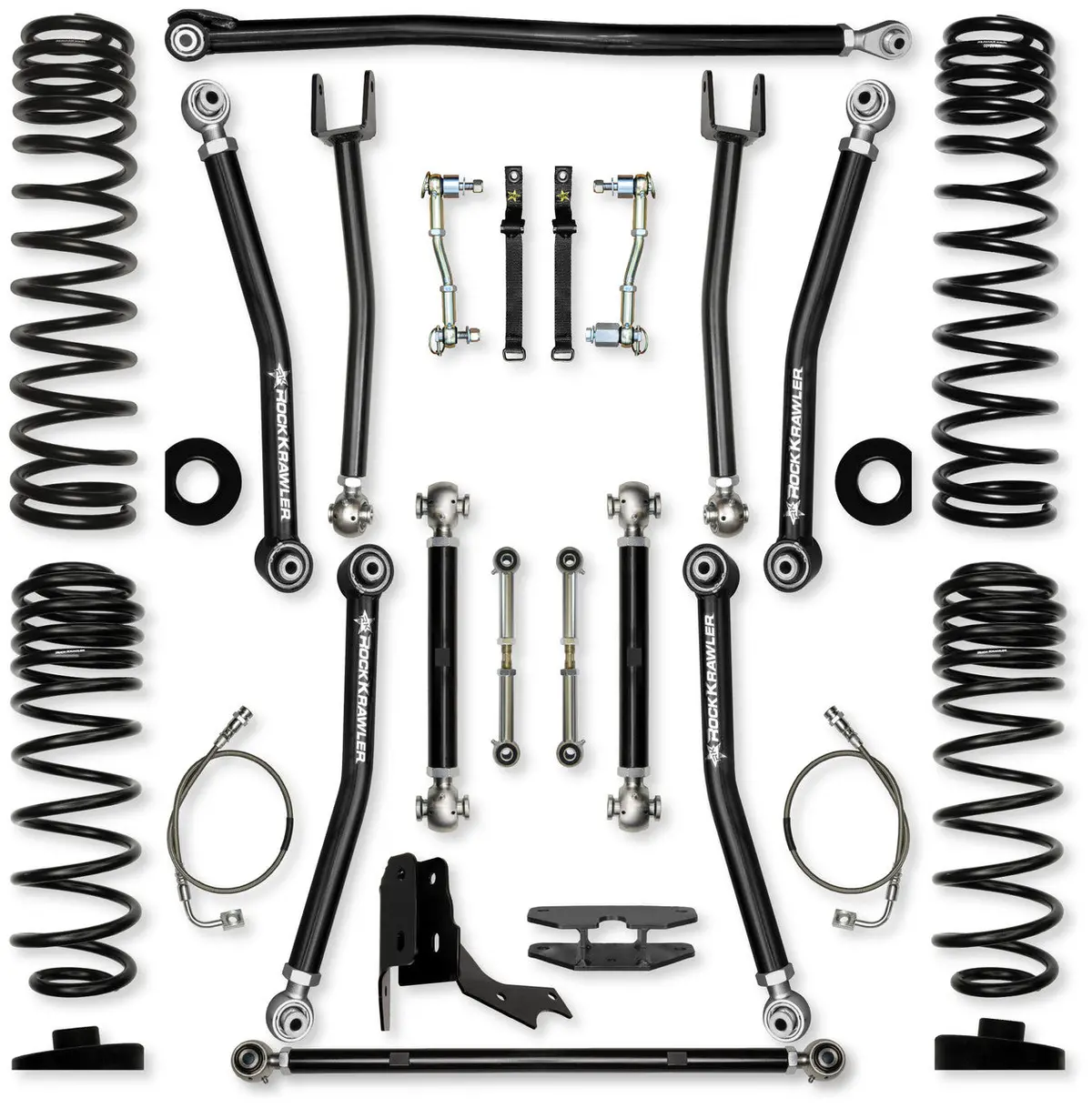 4.5" X-Factor Diesel Mid-Arm System No Shocks Jt45xf-D 1