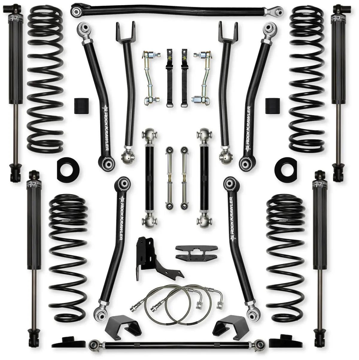 4.5" X-Factor Mid-Arm System 2.25" Rrd Shocks Jt45xf-S1 1