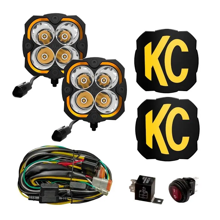 Kc Hilites Kc Hilites Flex Era 4 Led Light Kit Spot Beam 286 1