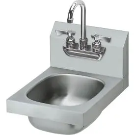 Krowne® Hs-21 12" Wide Hand Sink With Heavy Duty Faucet, Wrist Handles 1