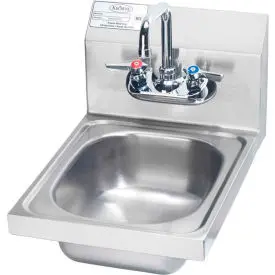 Krowne® Hs-9L 12" Wide Space Saver Hand Sink Compliant, Wrist Handles 1
