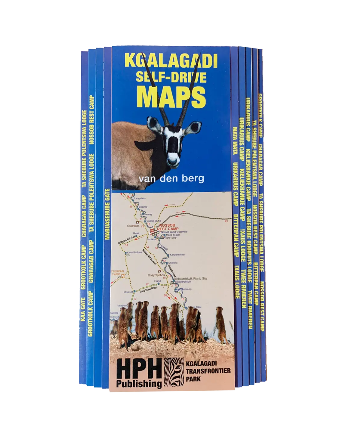 Kgalagadi Self-Drive Fold-Out Map 1